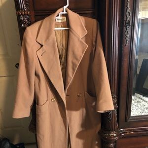 Very loved an worn wool coat.